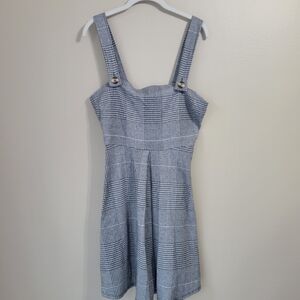 Ginger G Houndstooth Print Dress Size Large